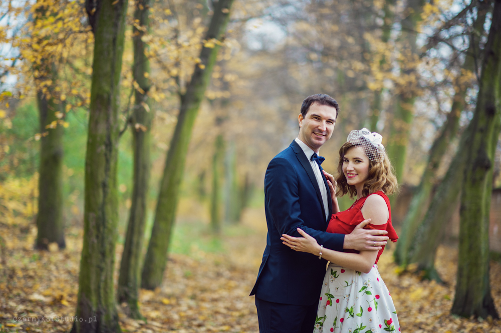 Jesienna sesja ślubna – Weronika i Jakub