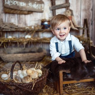 sesja wielkanocna, sesja wiosenna, studio dziecięce, fotograf konin